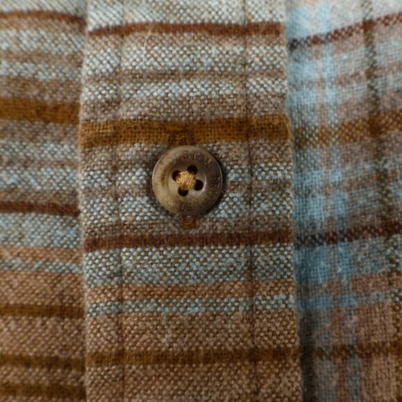 Pendleton Mens XL Mason Button Down Long Sleeve Flannel Shirt 100% Cotton - Picture 8 of 10